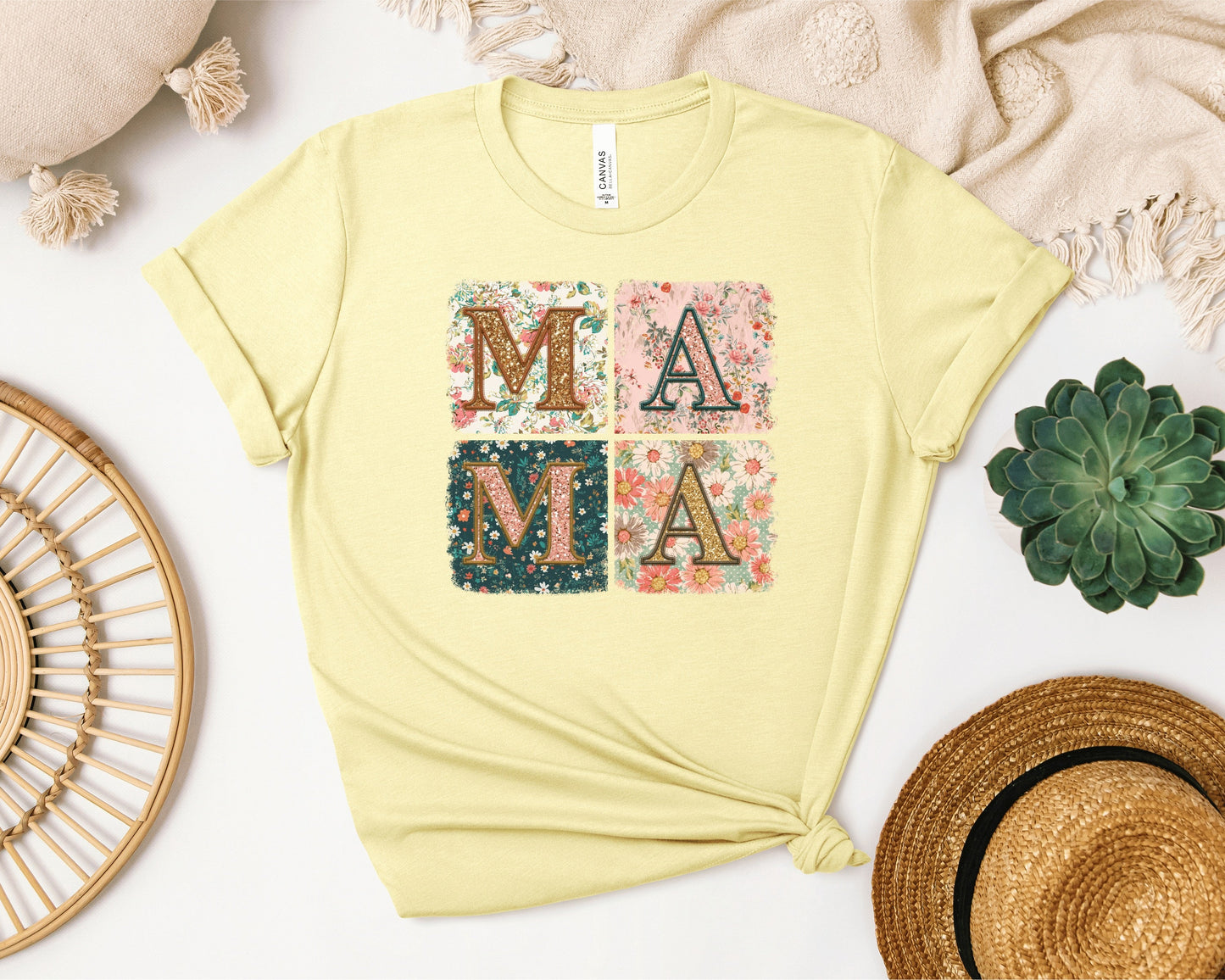 Floral Patch Mama Tee