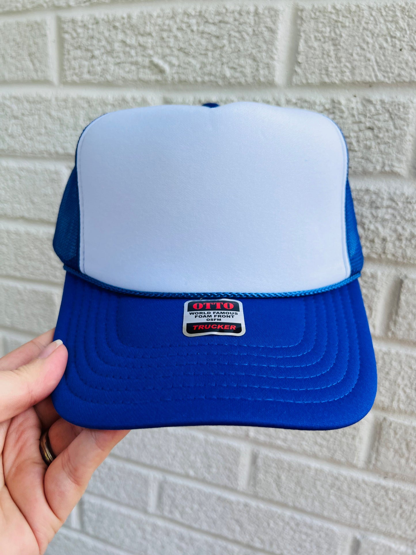 Blank trucker hat