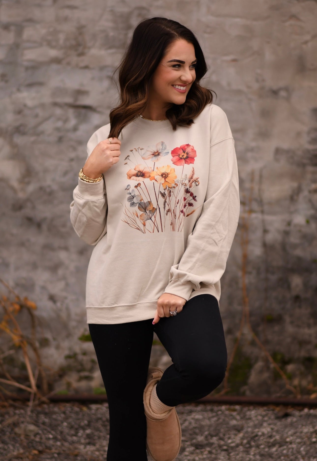 Vintage Florals Sweatshirt