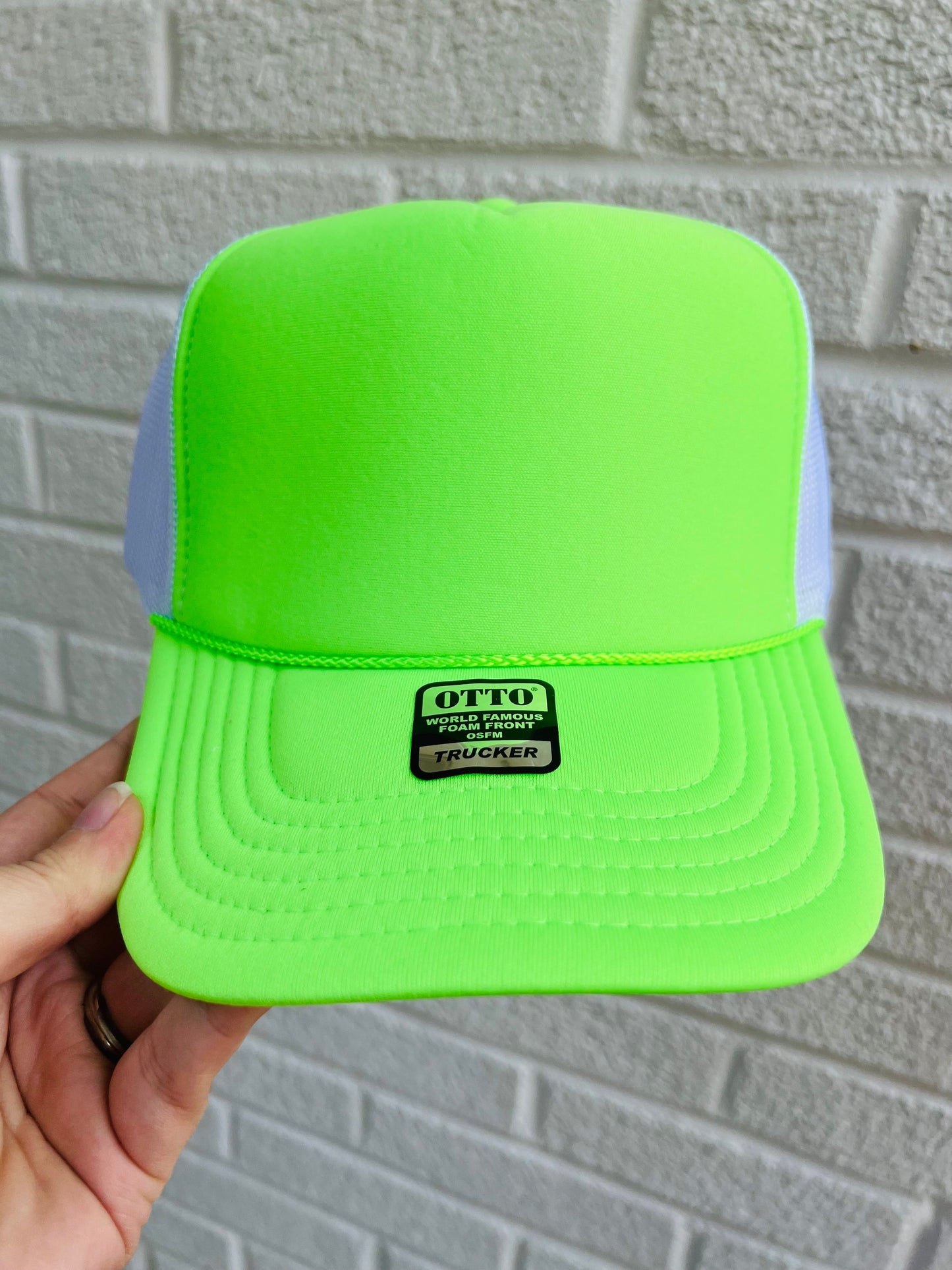 Blank trucker hat