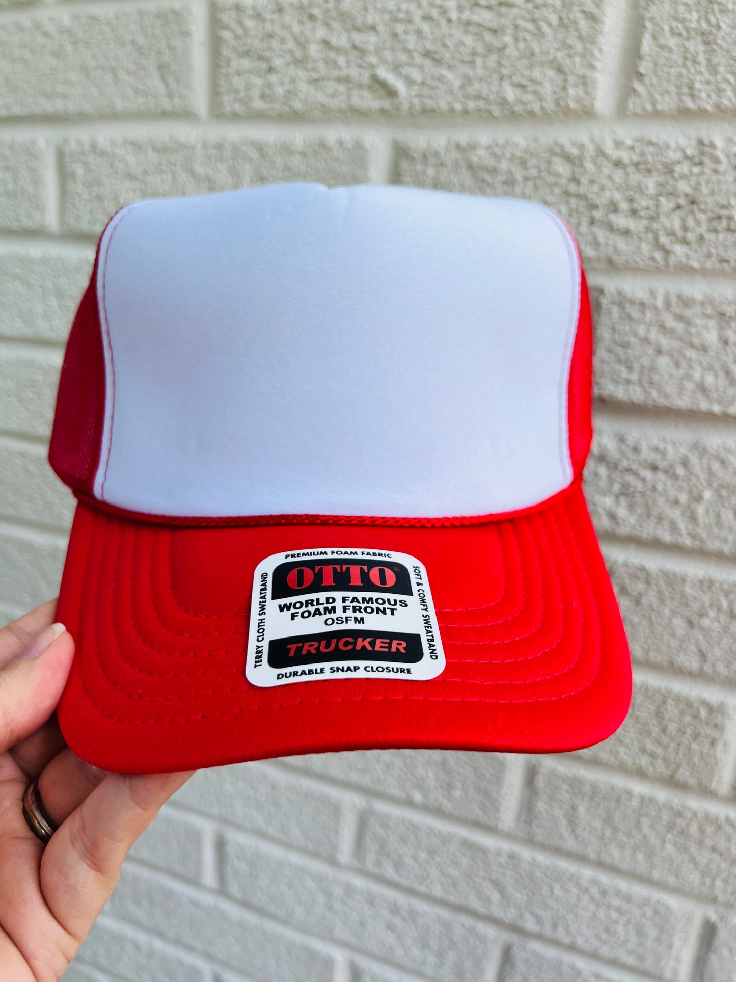 Blank trucker hat