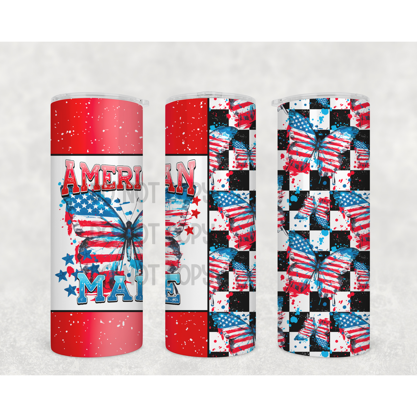 American Made Butterfly Tumbler