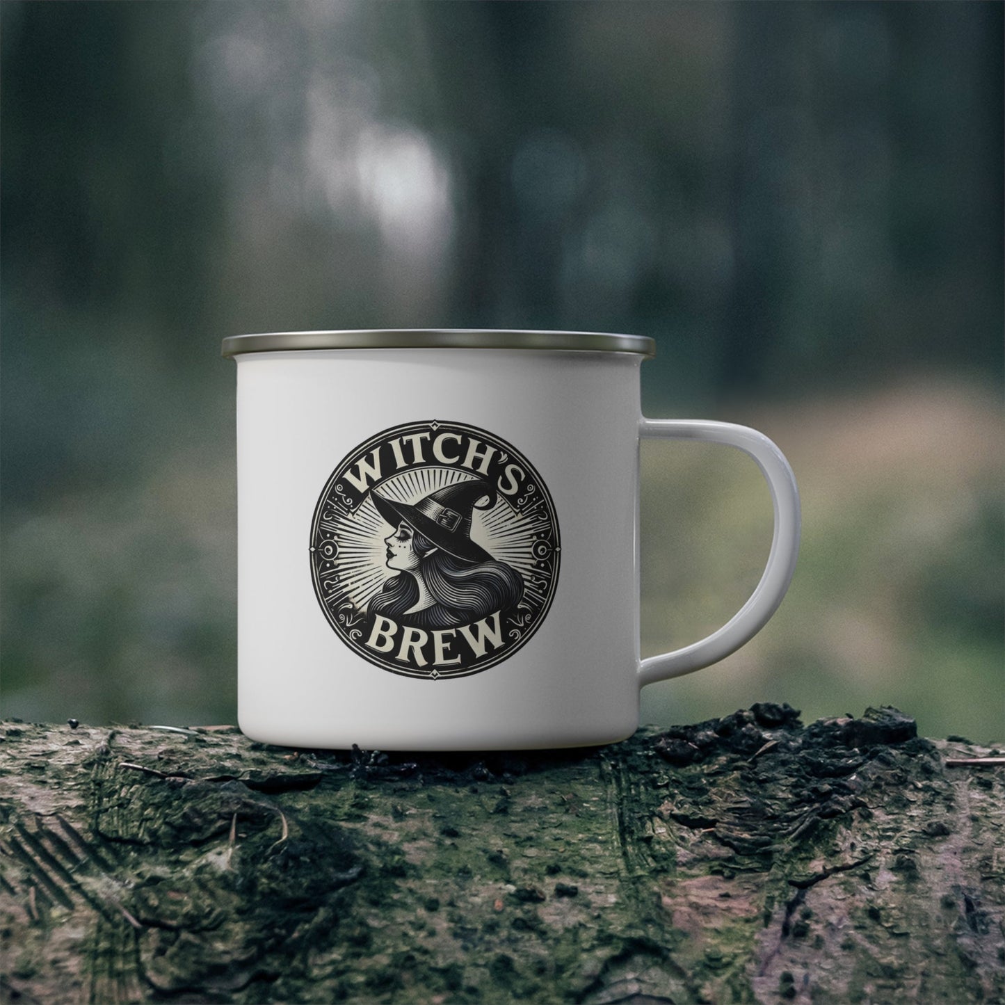 Witch’s Brew Enamel Camping Mug