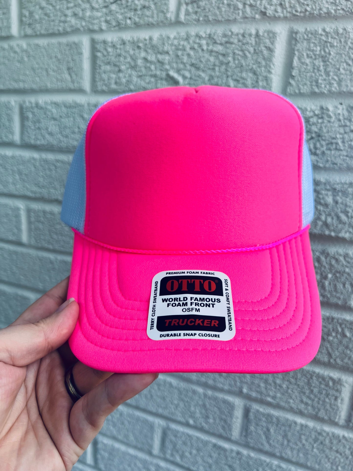 Blank trucker hat