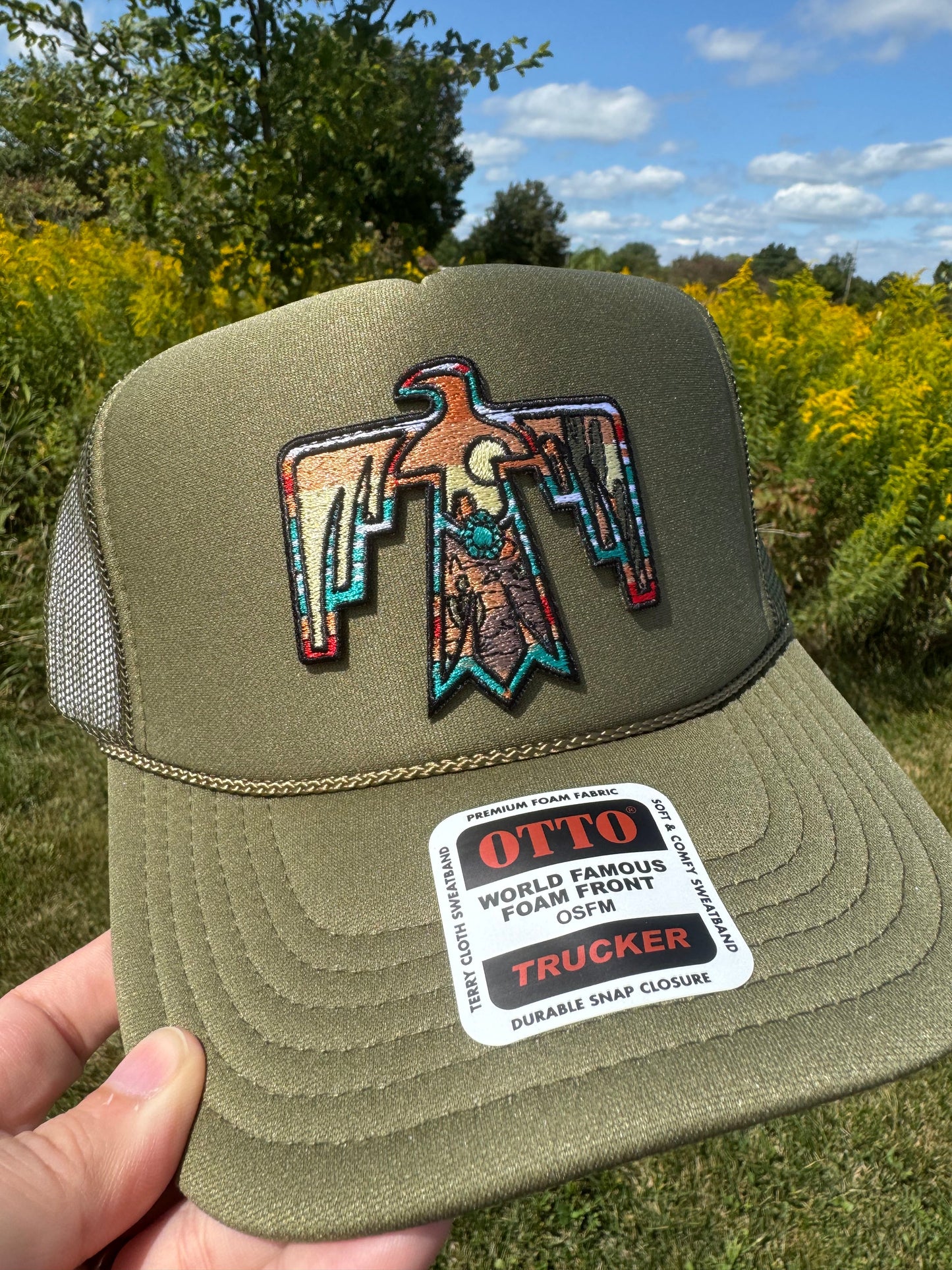 Western Sunset Trucker Patch Hat