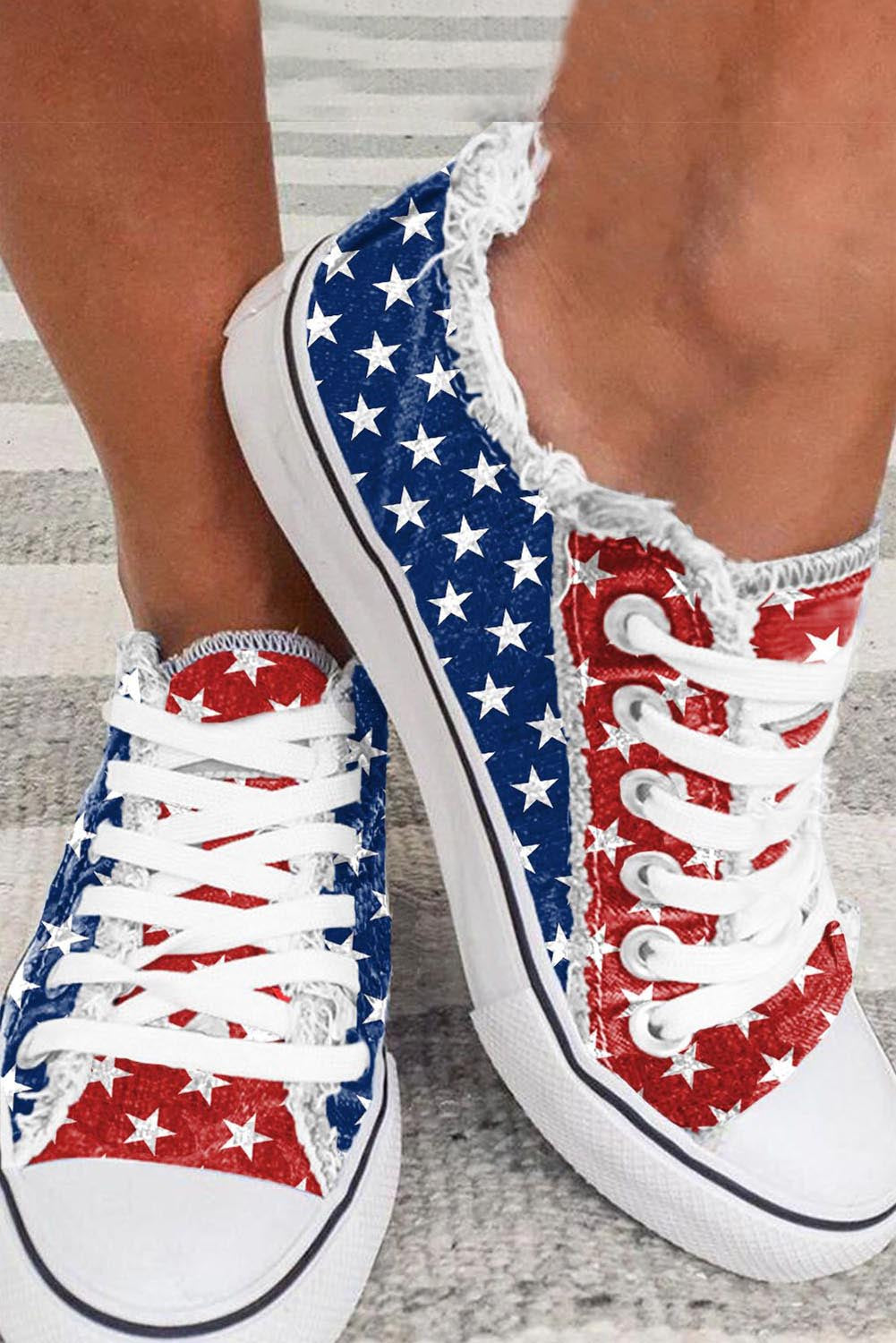 Red White & Boujee Sneakers