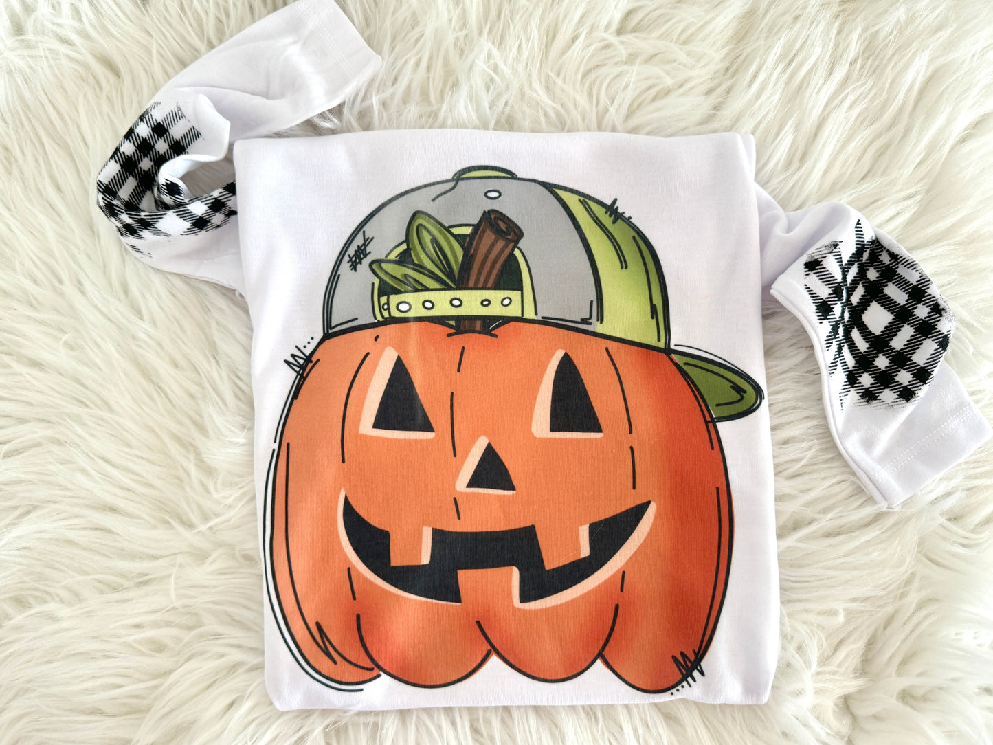 Boys pumpkin hat