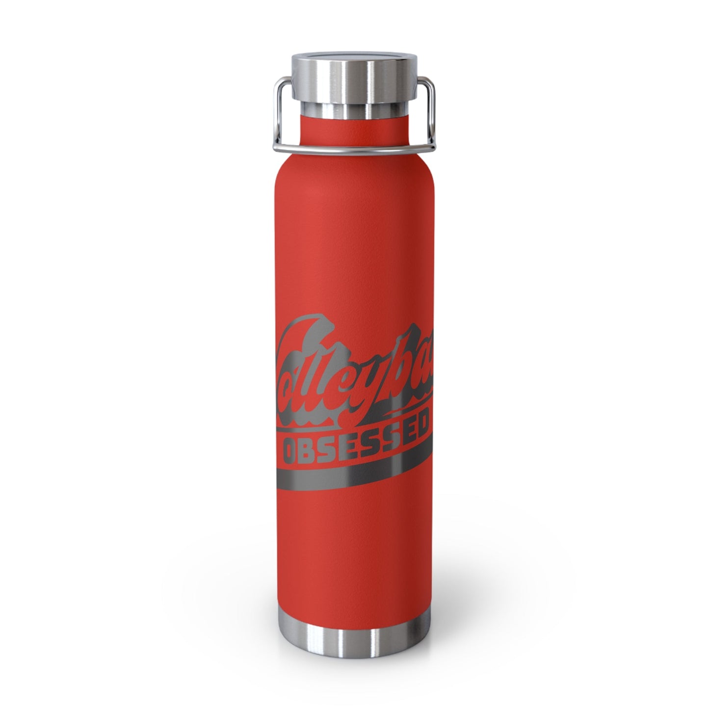 Volleyball Obsessed Copper Vacuum Insulated Bottle, 22oz