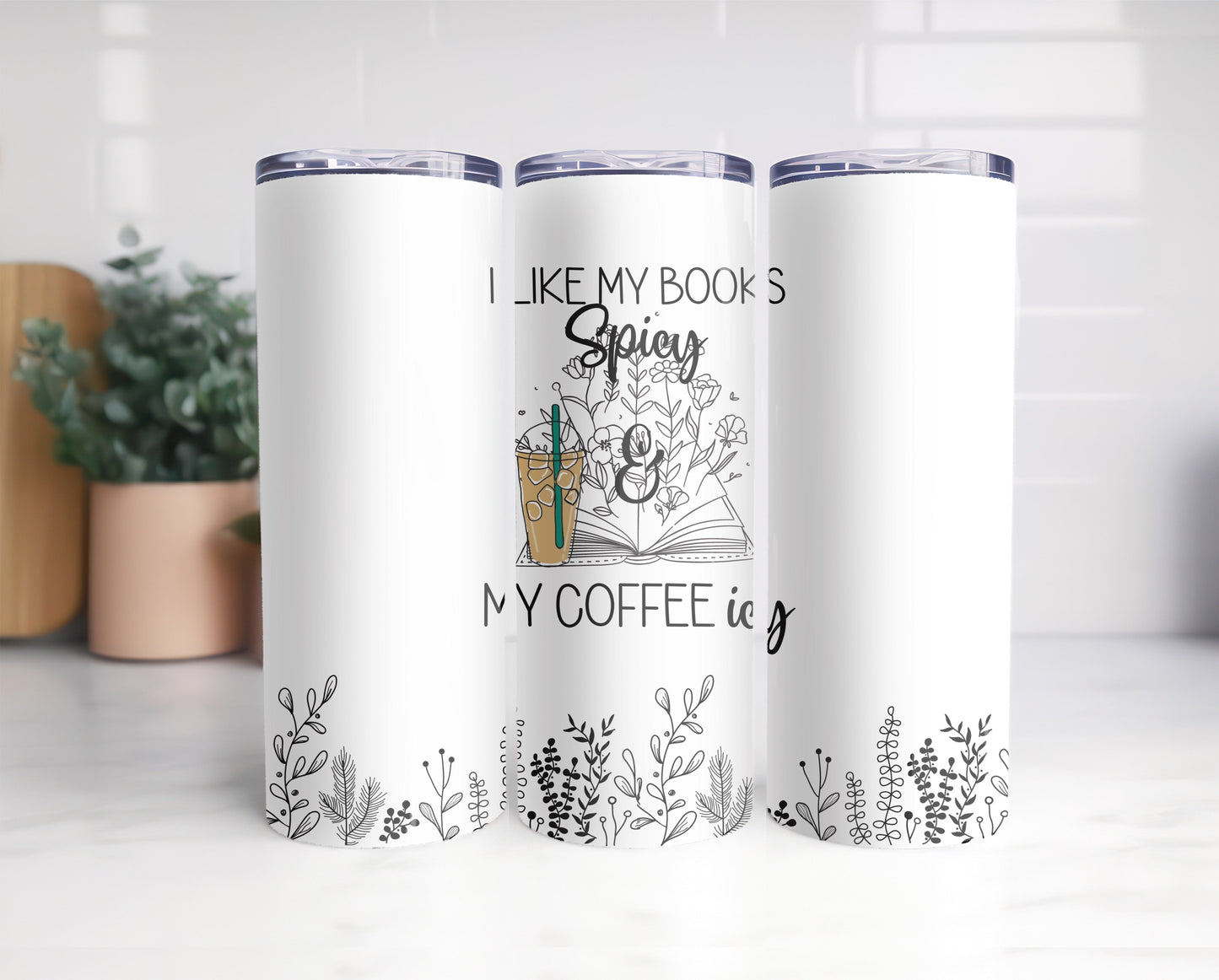 Books Spicy Coffee Icy Tumbler