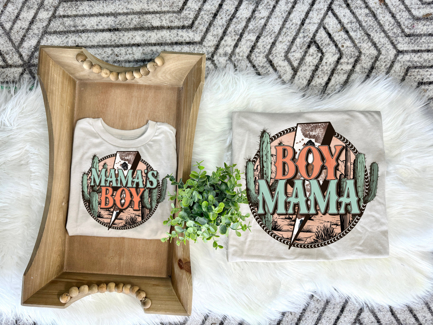 Boy Mama mini western DTF