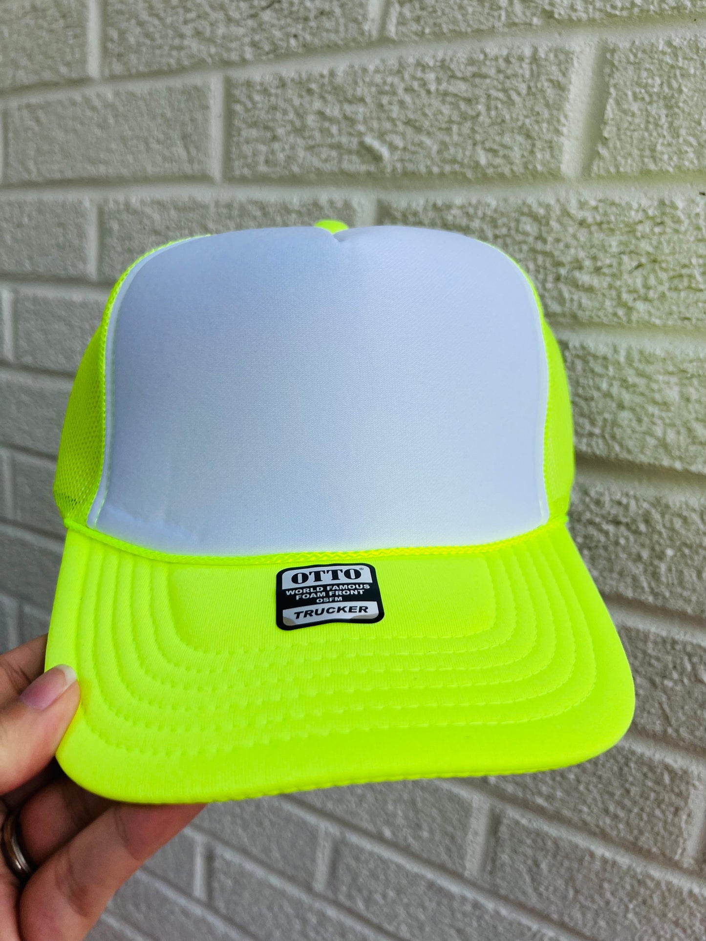 Blank trucker hat