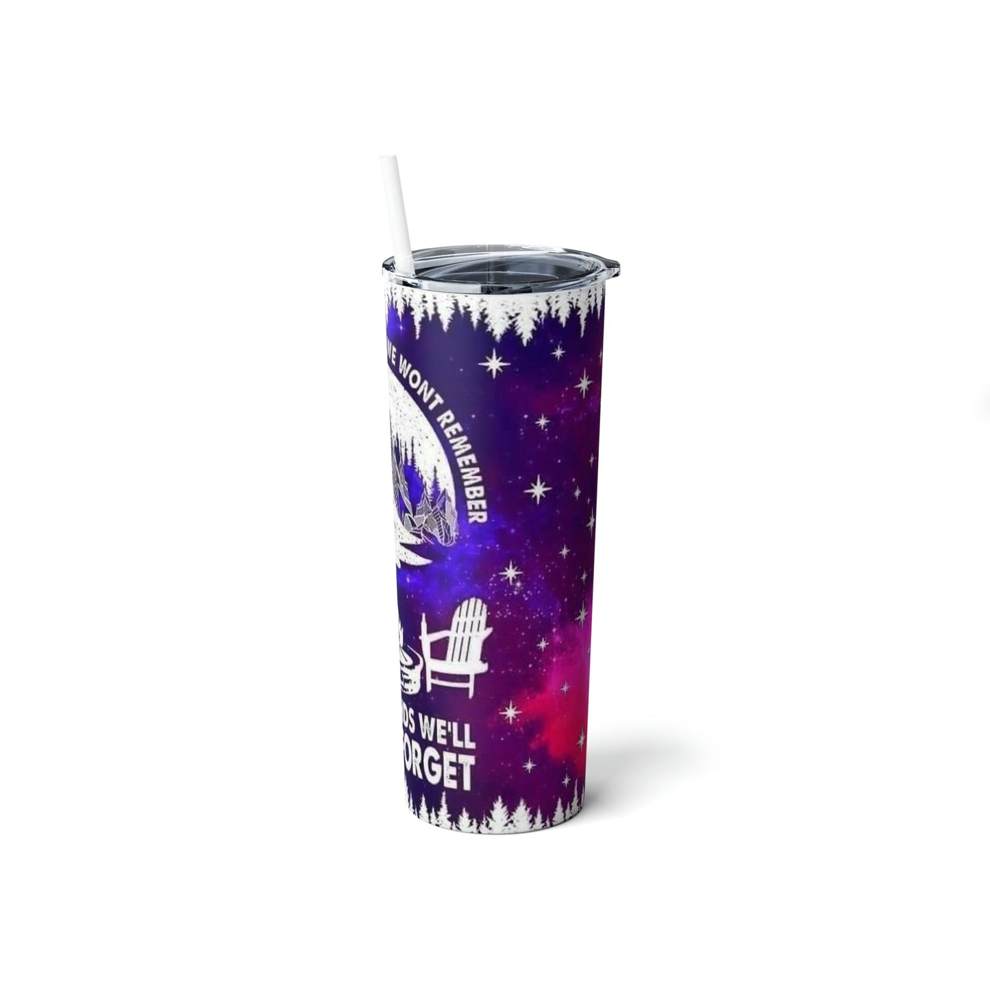 Here’s to the Nights - Skinny Tumbler