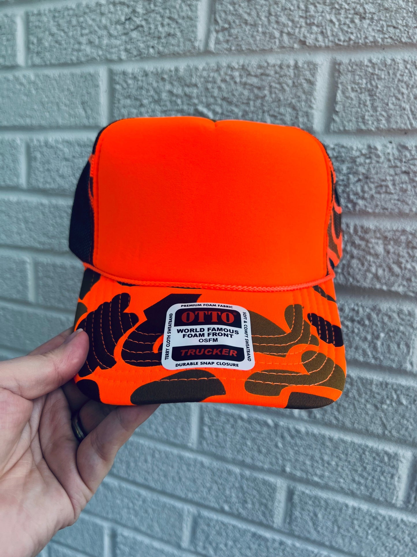 Blank trucker hat