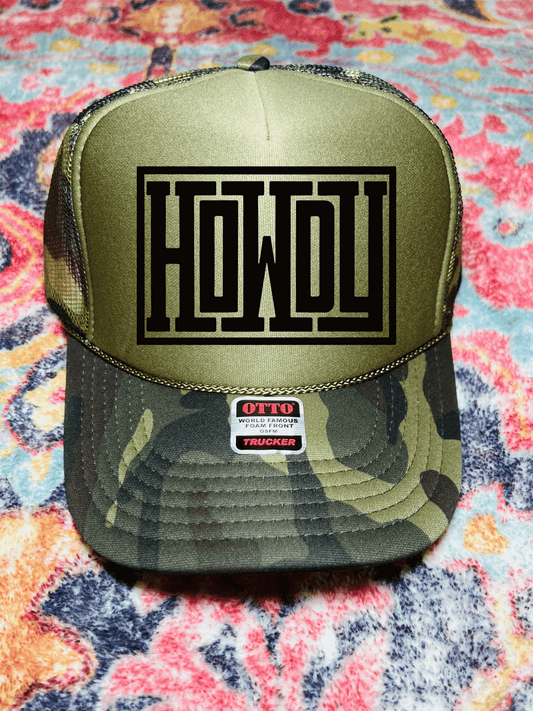 Howdy trucker hat