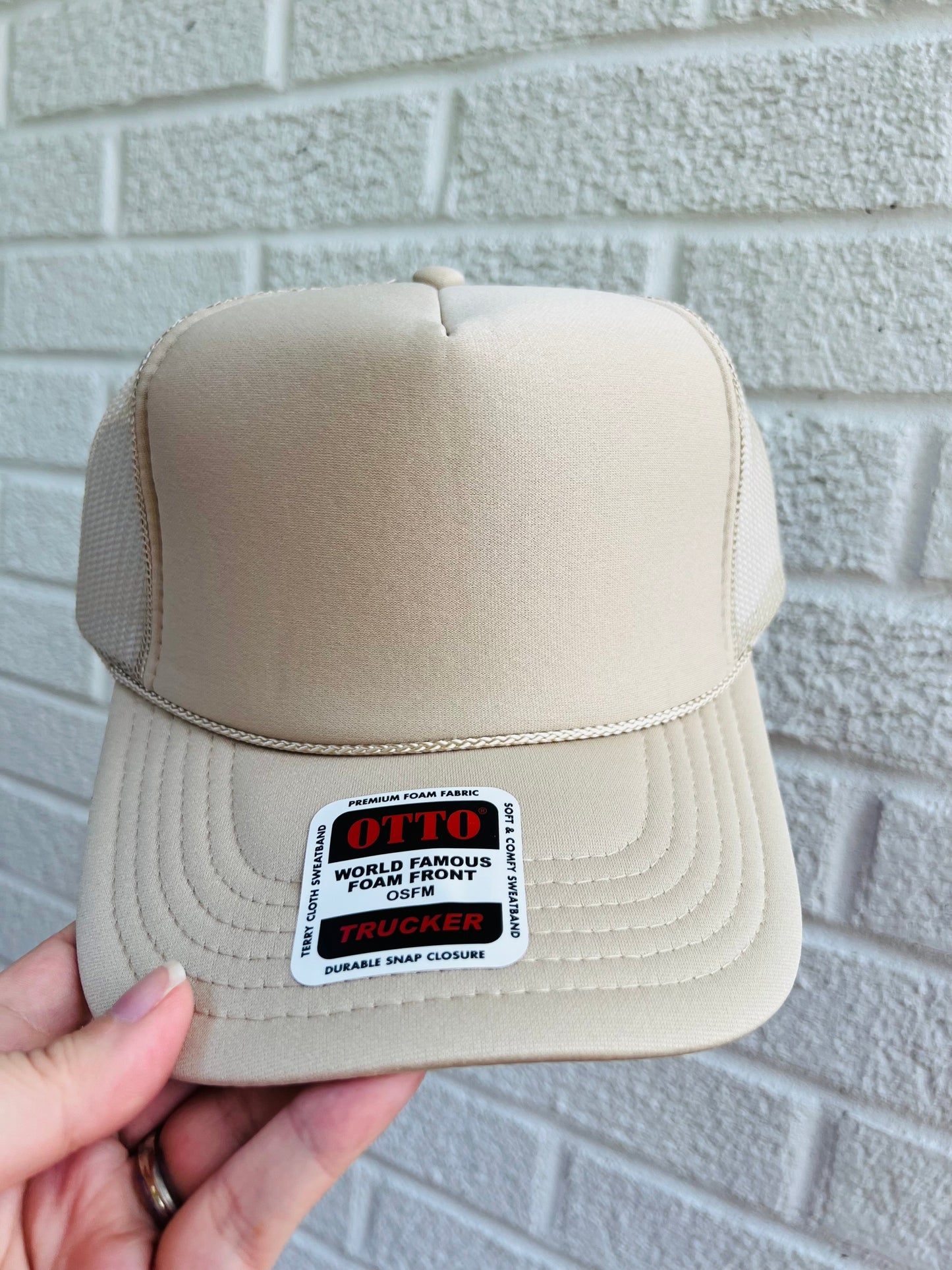 Blank trucker hat