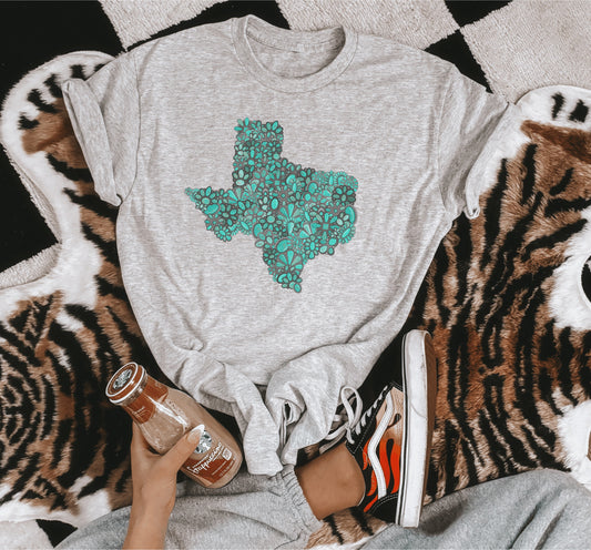 Texas Turqouise Ash Tee