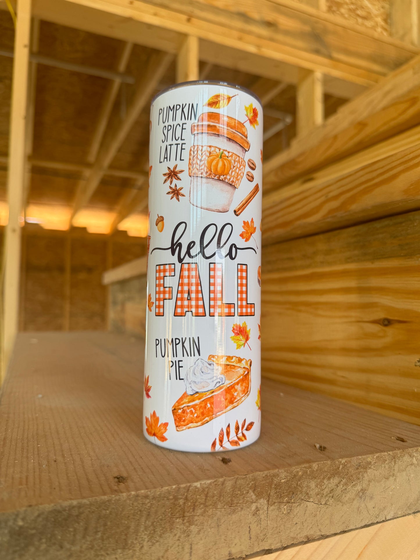 Hello fall Tumbler