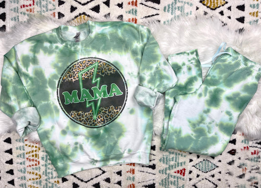 Mama green dyed set