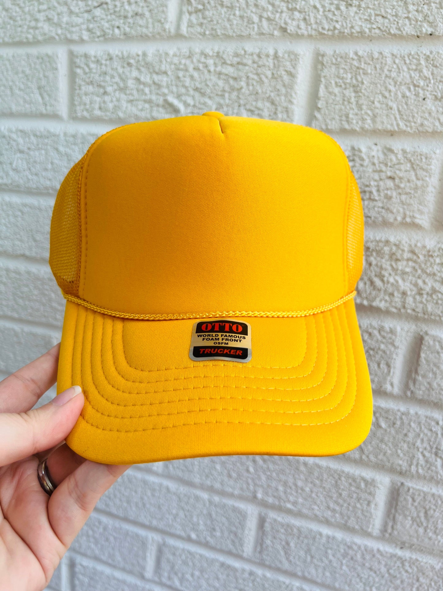 Blank trucker hat