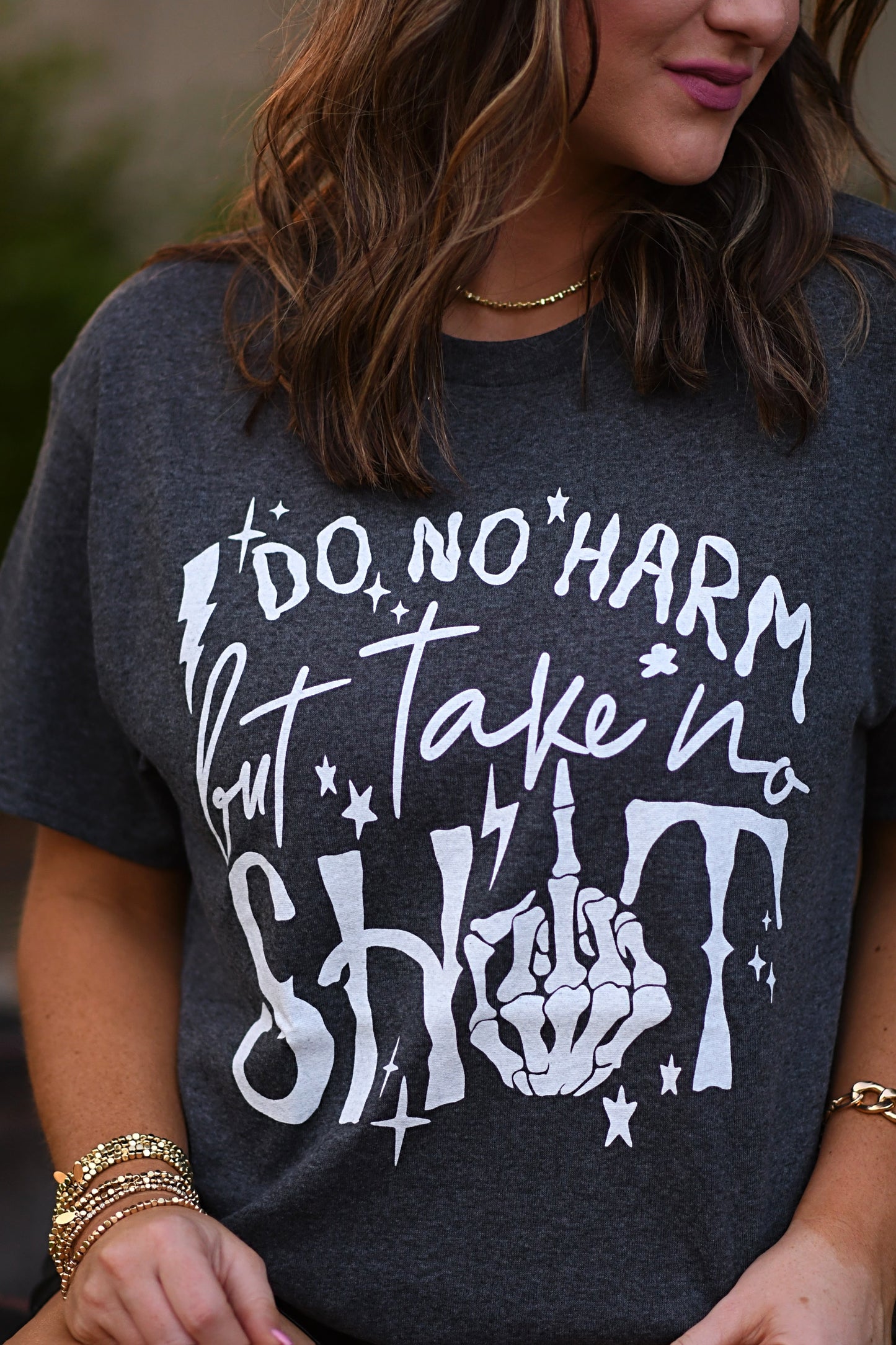 Do No Harm But Take No Shit Tee