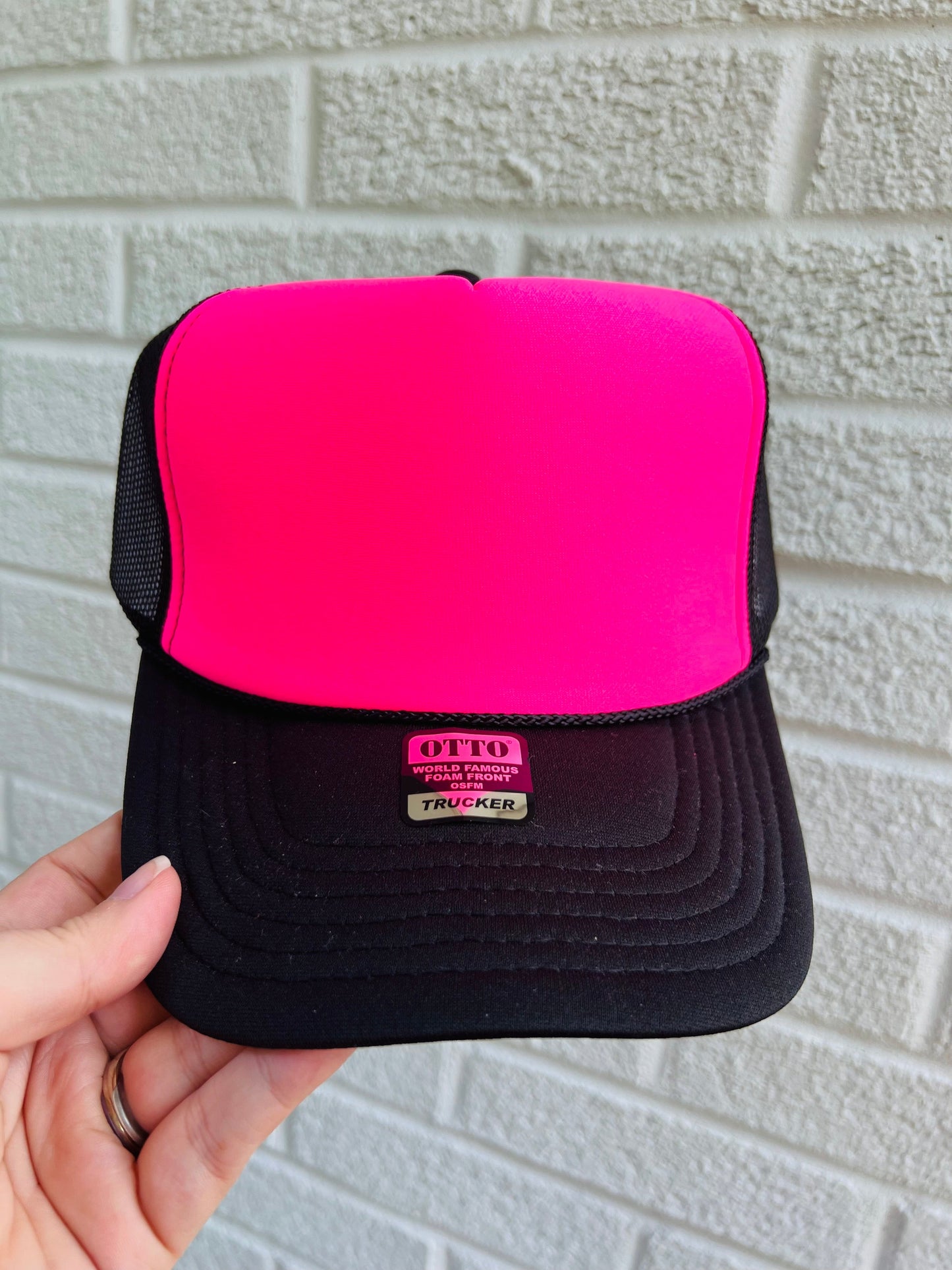 Blank trucker hat