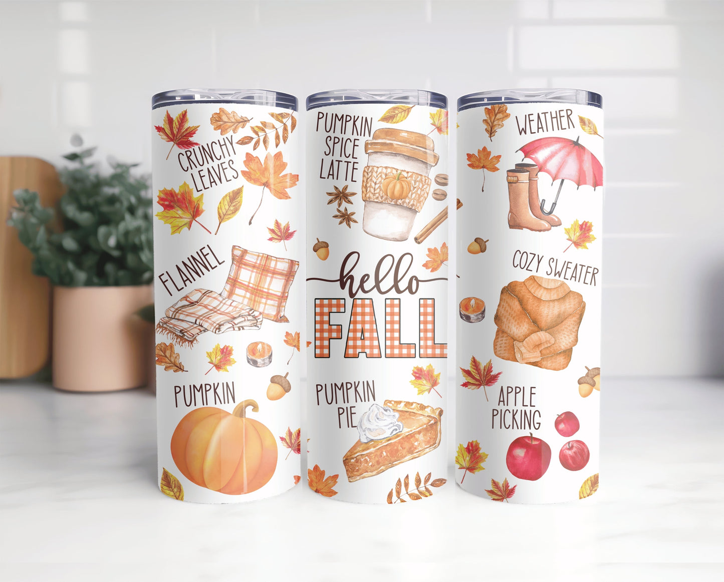 Hello fall Tumbler