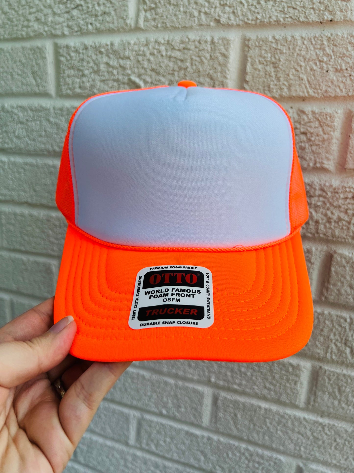 Blank trucker hat