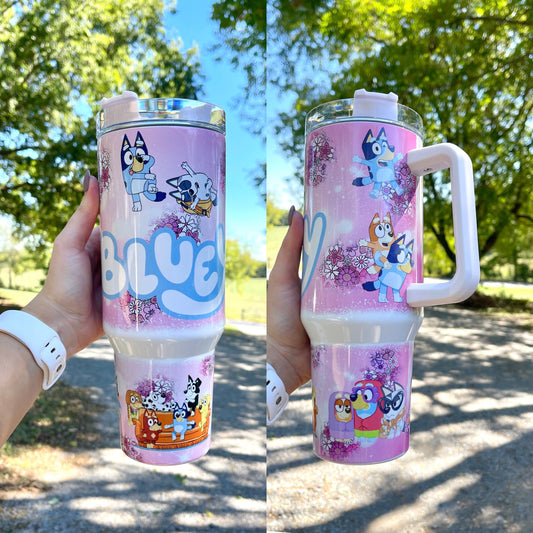 Doggie cartoon tumbler