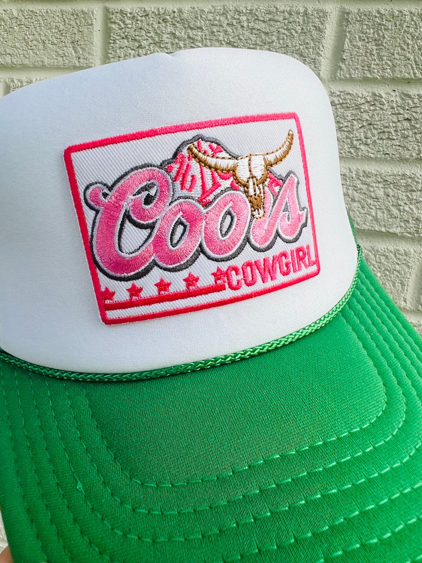 Coors Cowgirl Trucker Patch Hat