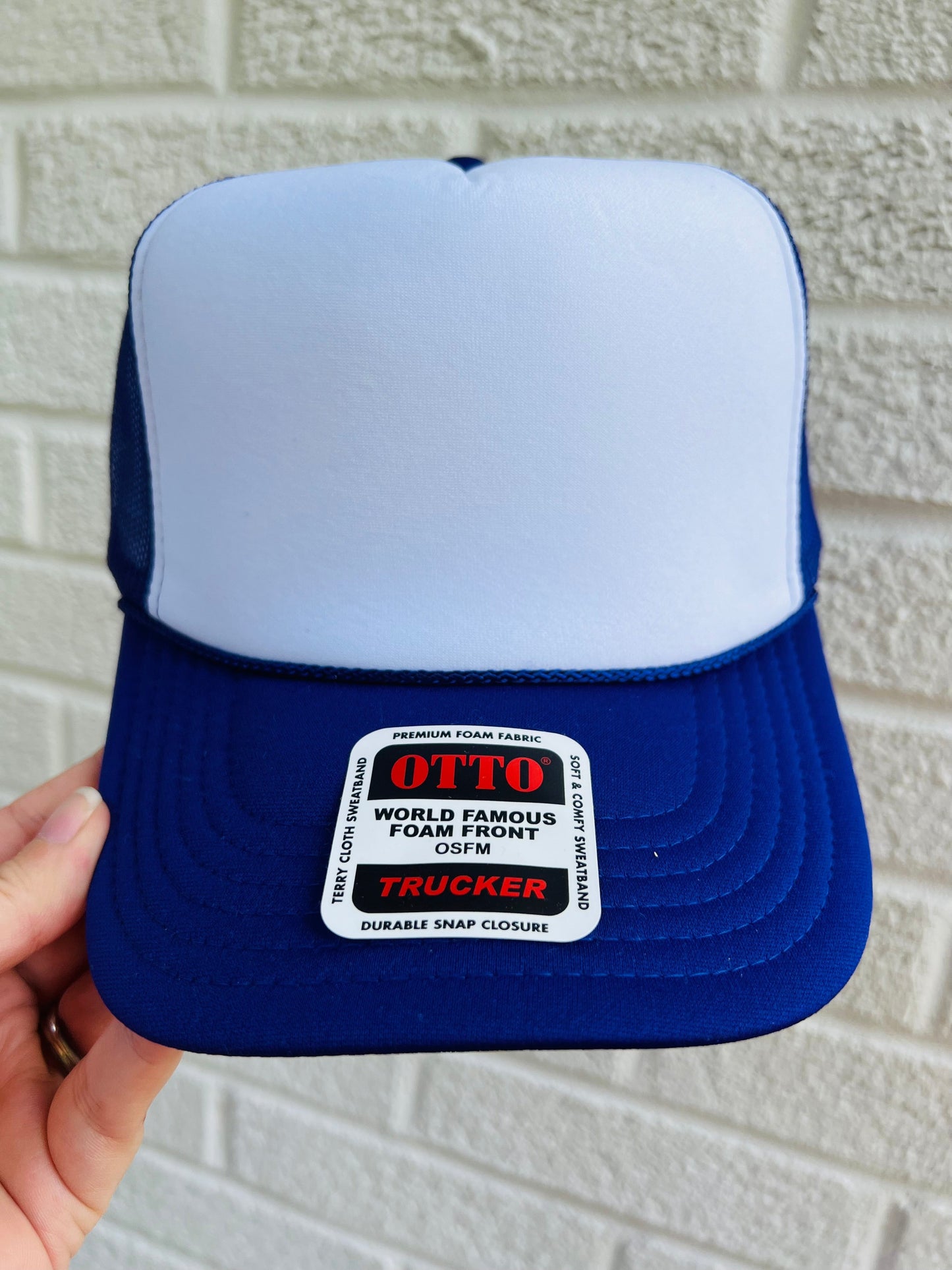 Blank trucker hat