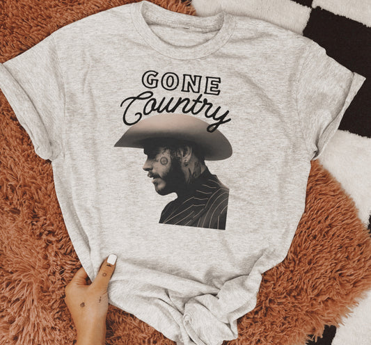 Gone Country Posty Ash Tee