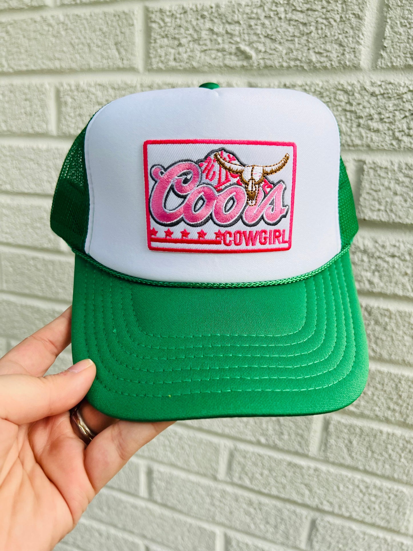 Coors Cowgirl Trucker Patch Hat