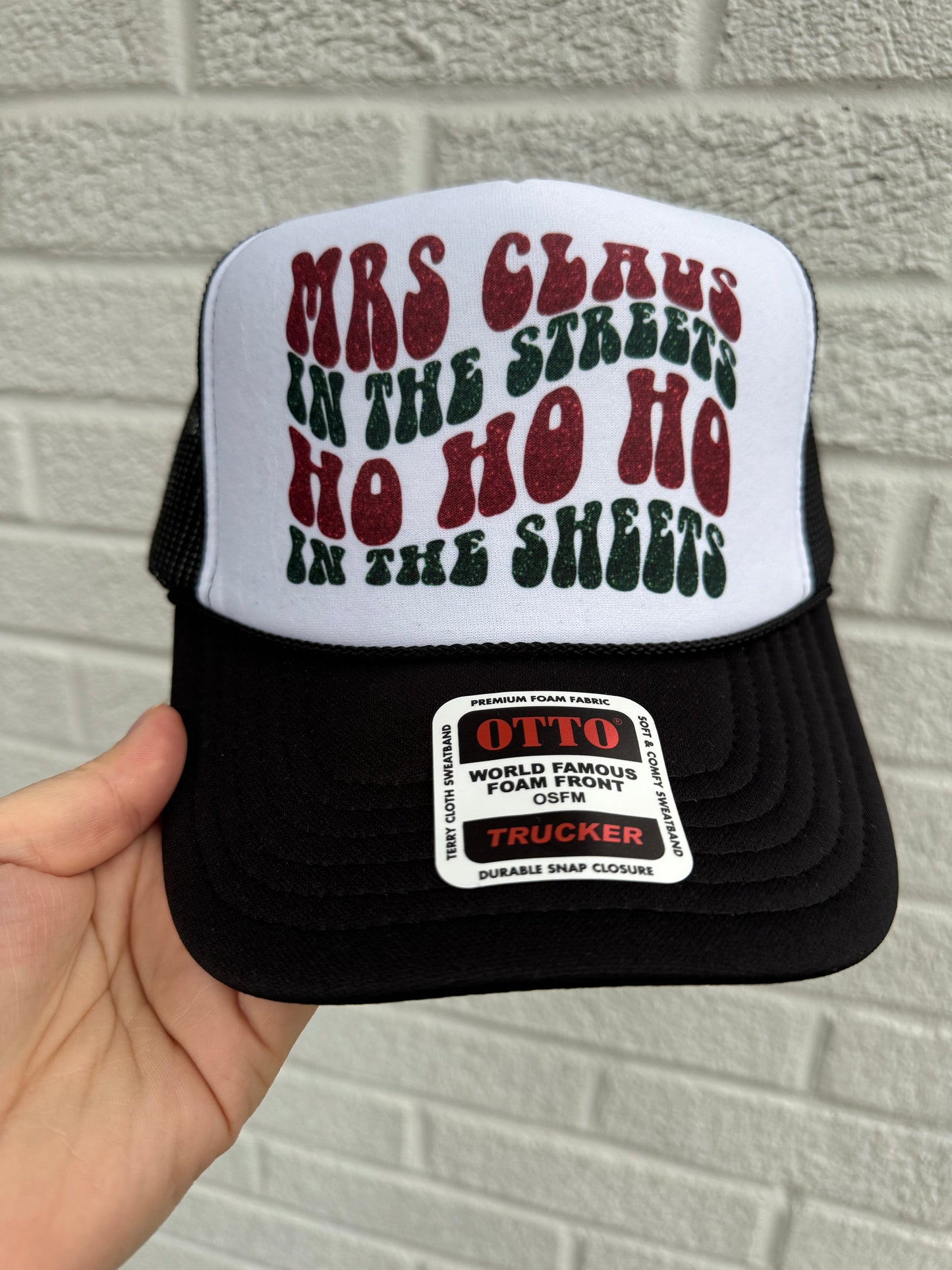 Ho Ho Ho in the Sheets Trucker Hat