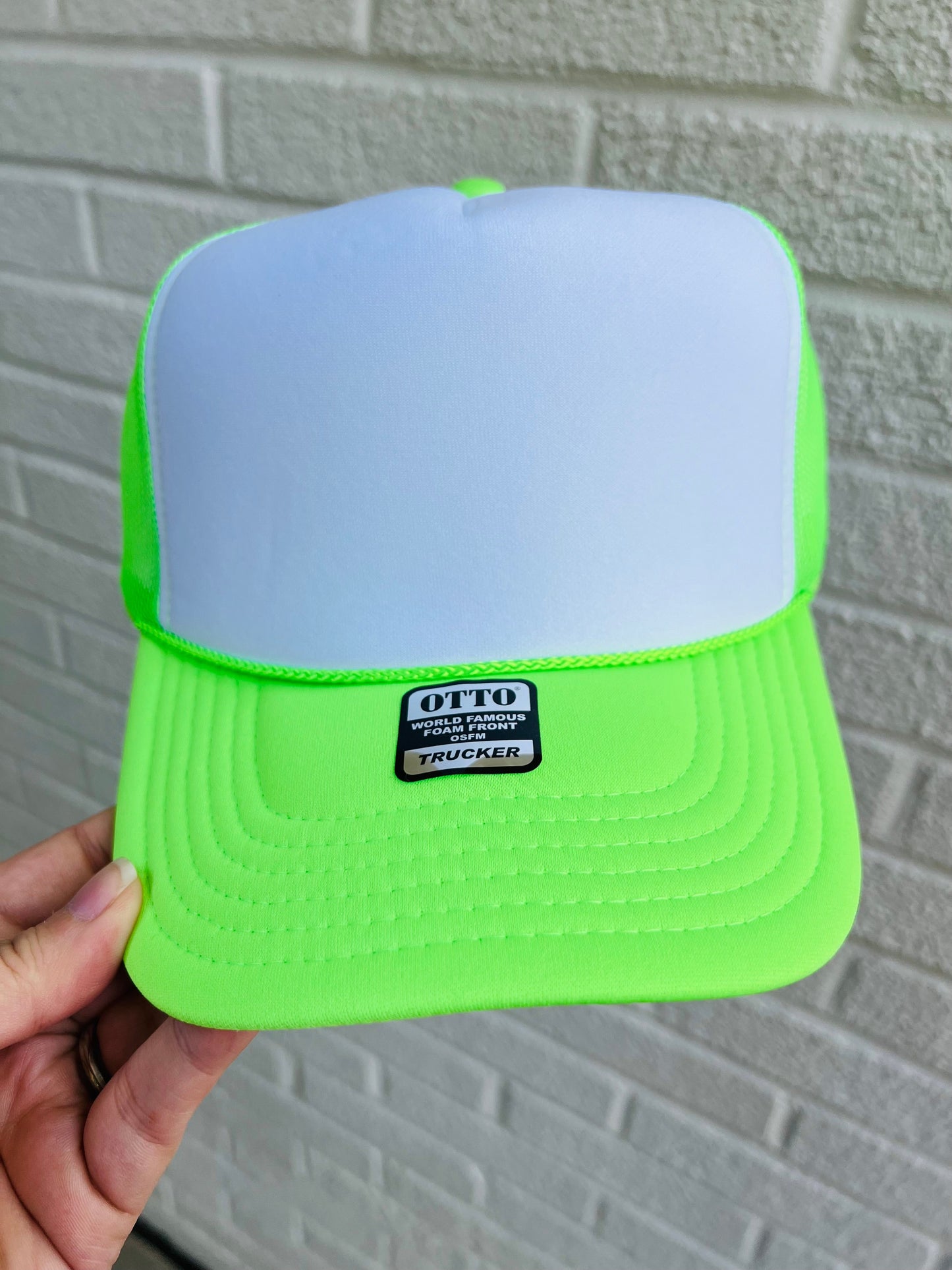 Blank trucker hat