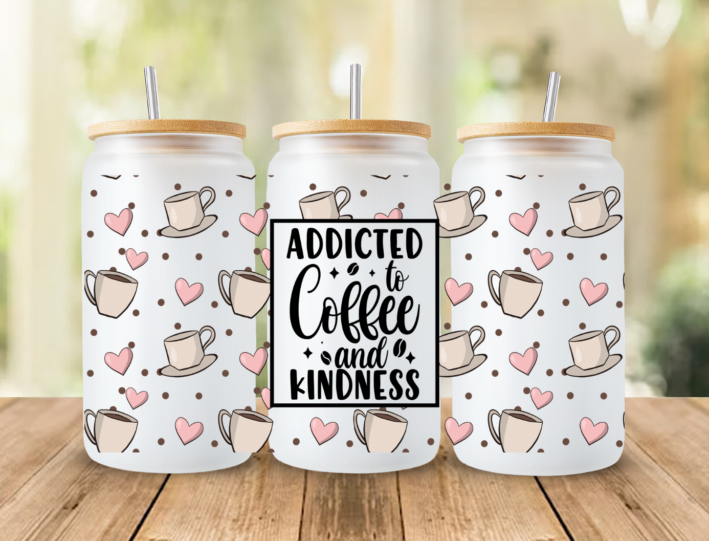 Coffee and Kindness- frosted