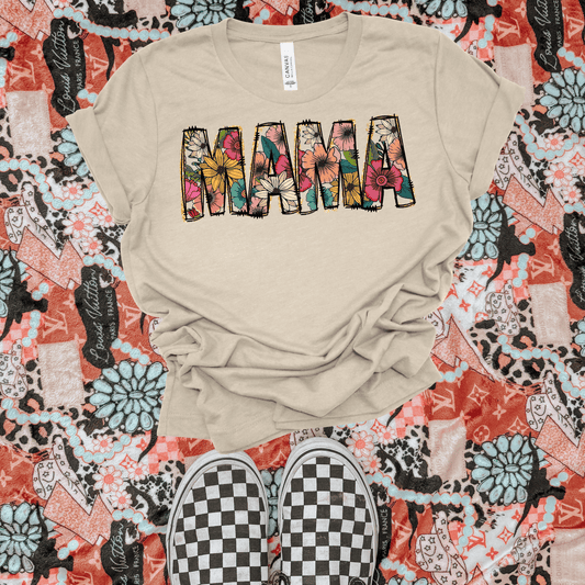 Floral Name Sand Tee