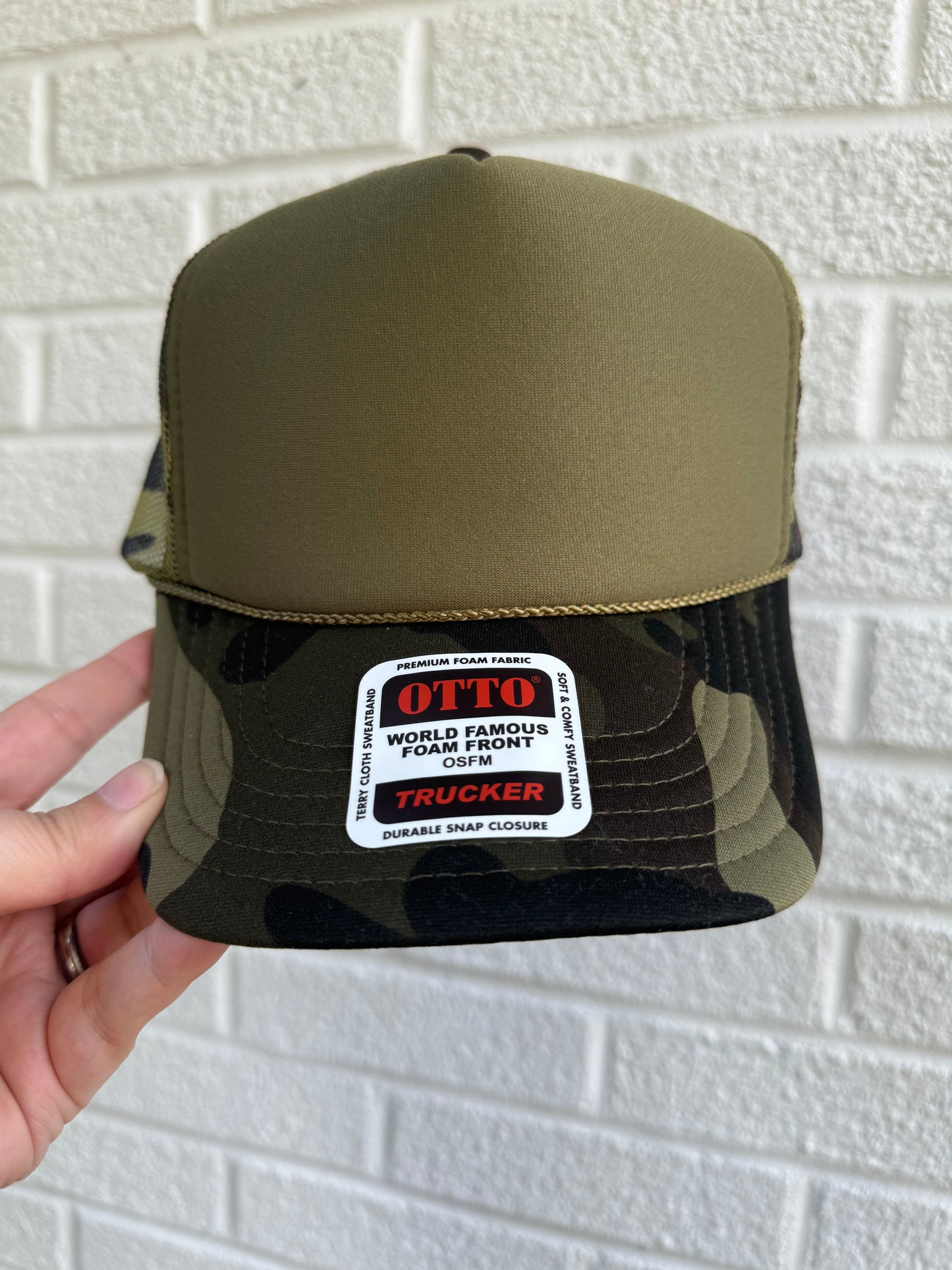 Blank trucker hat