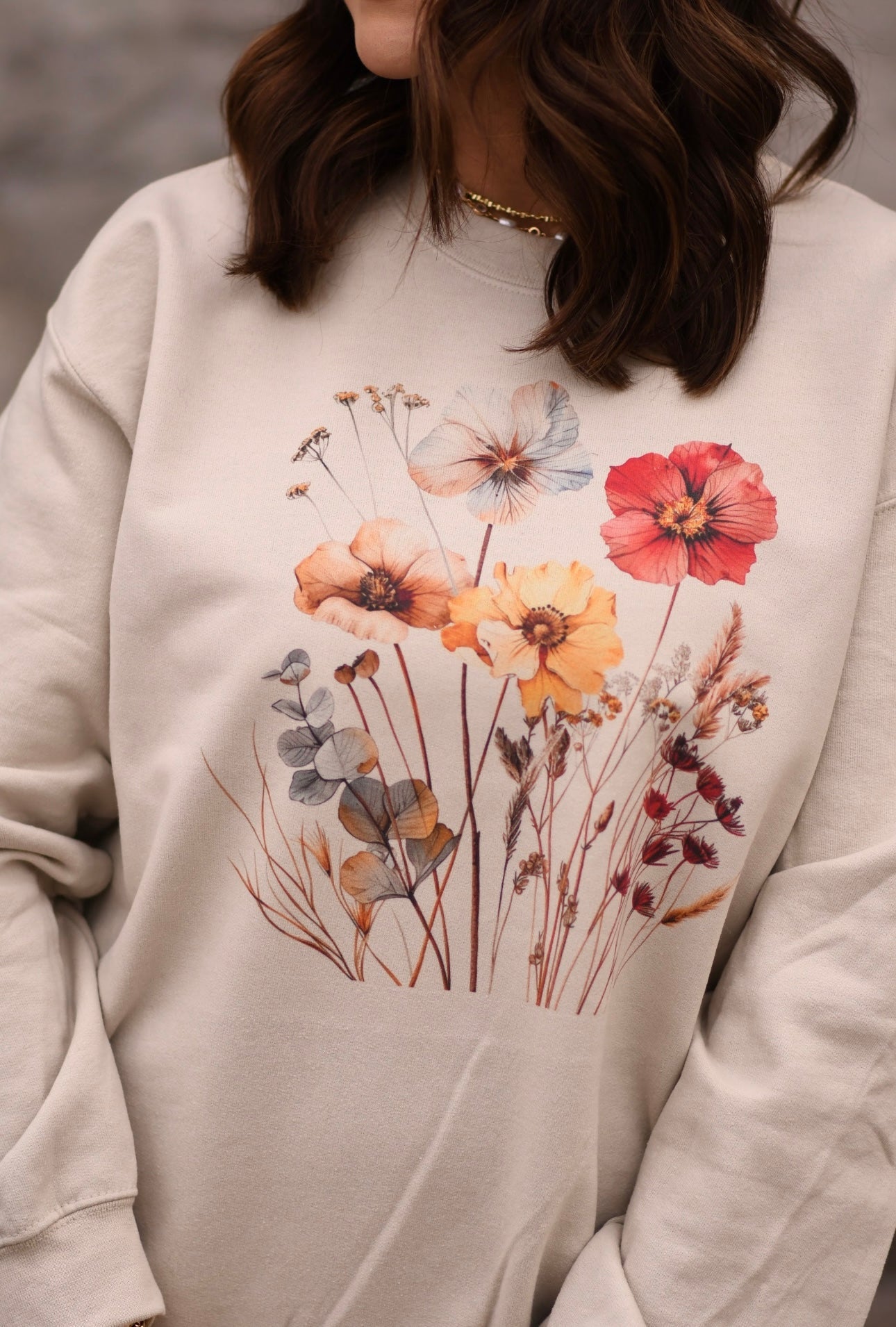 Vintage Florals Sweatshirt