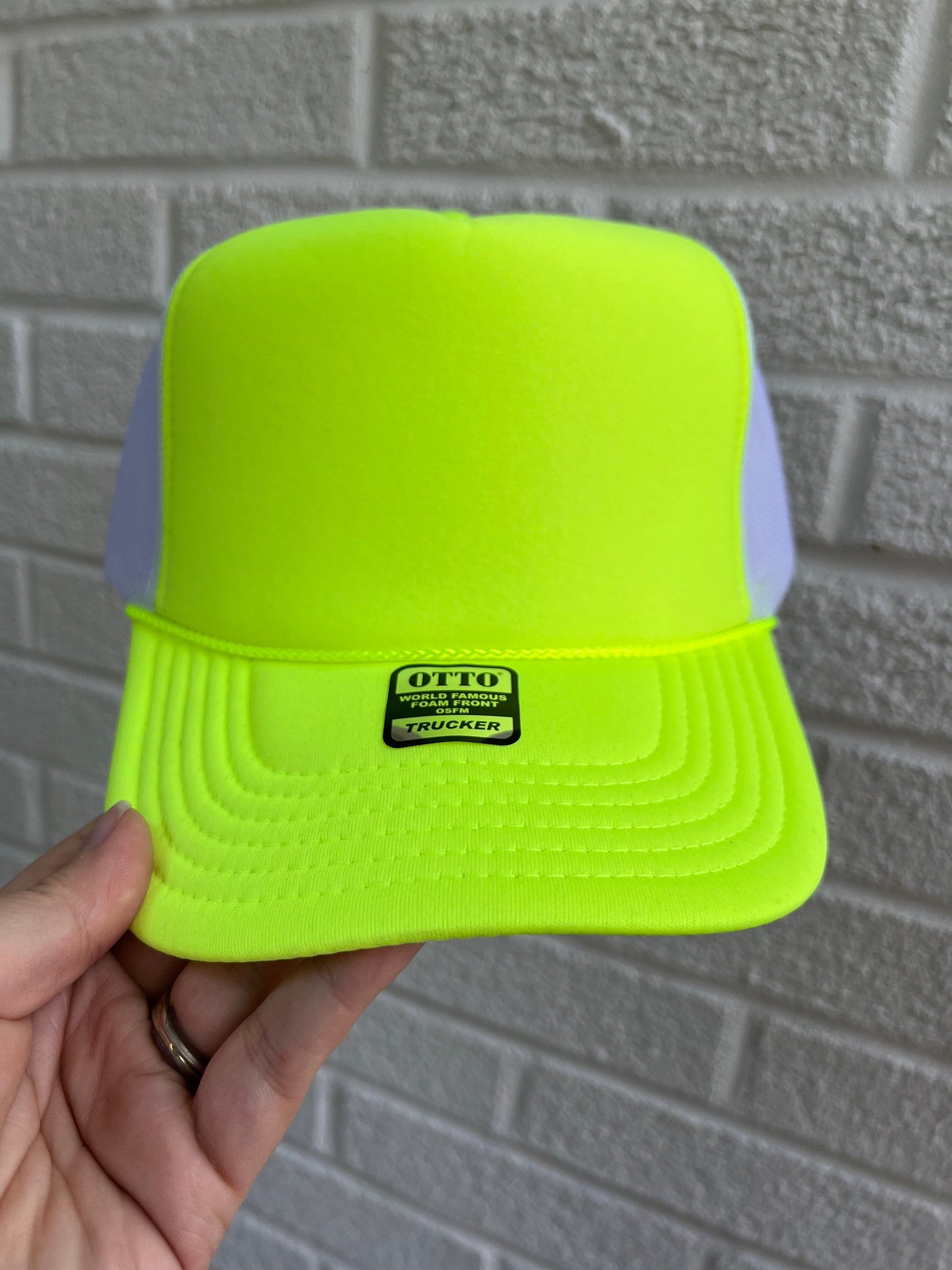 Blank trucker hat