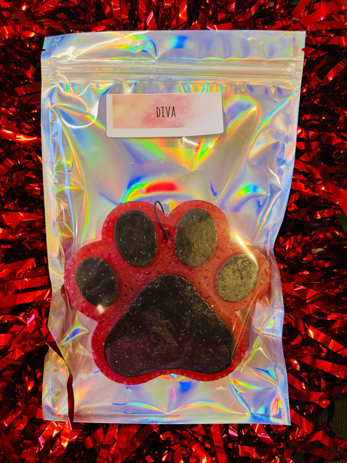 Custom Paw Print Car Freshie *Pick Your Colors*