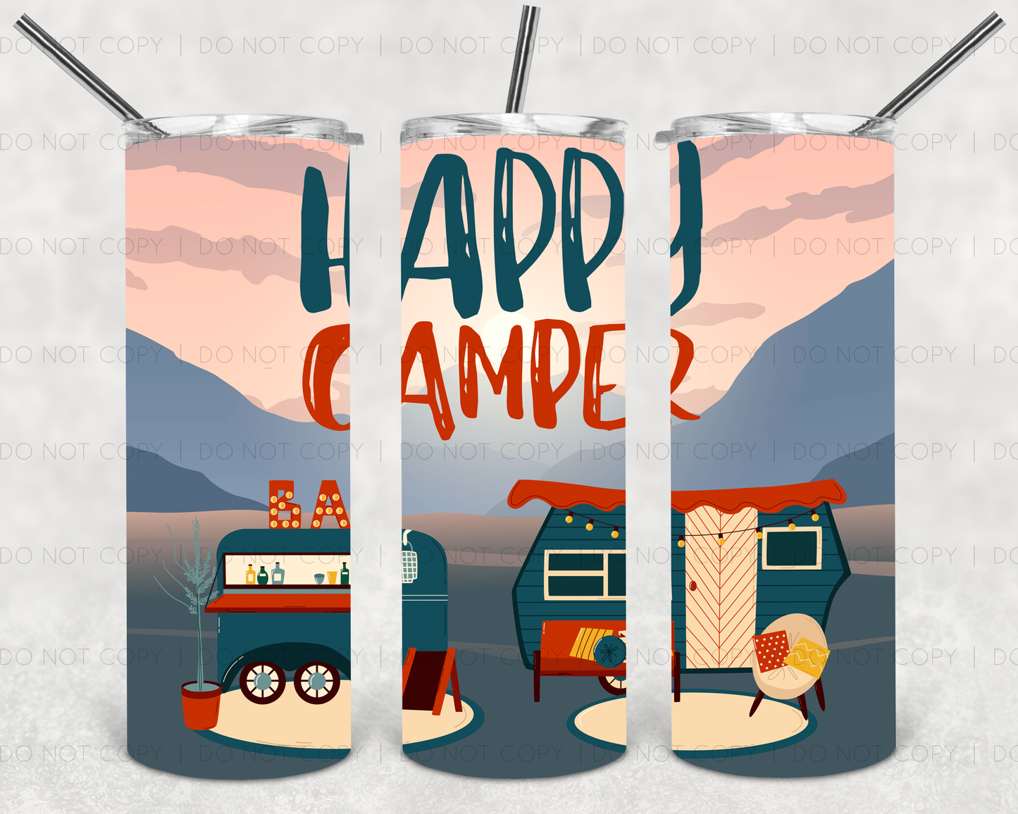 Happy Camper Tumbler