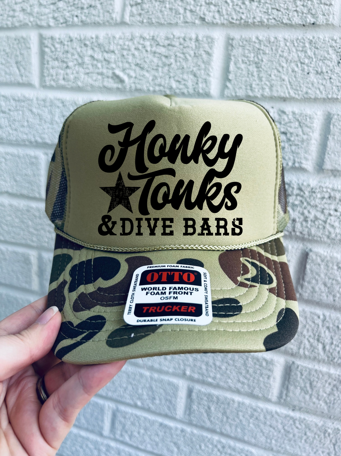 Honky Tonks and Dive Bars- trucker hat