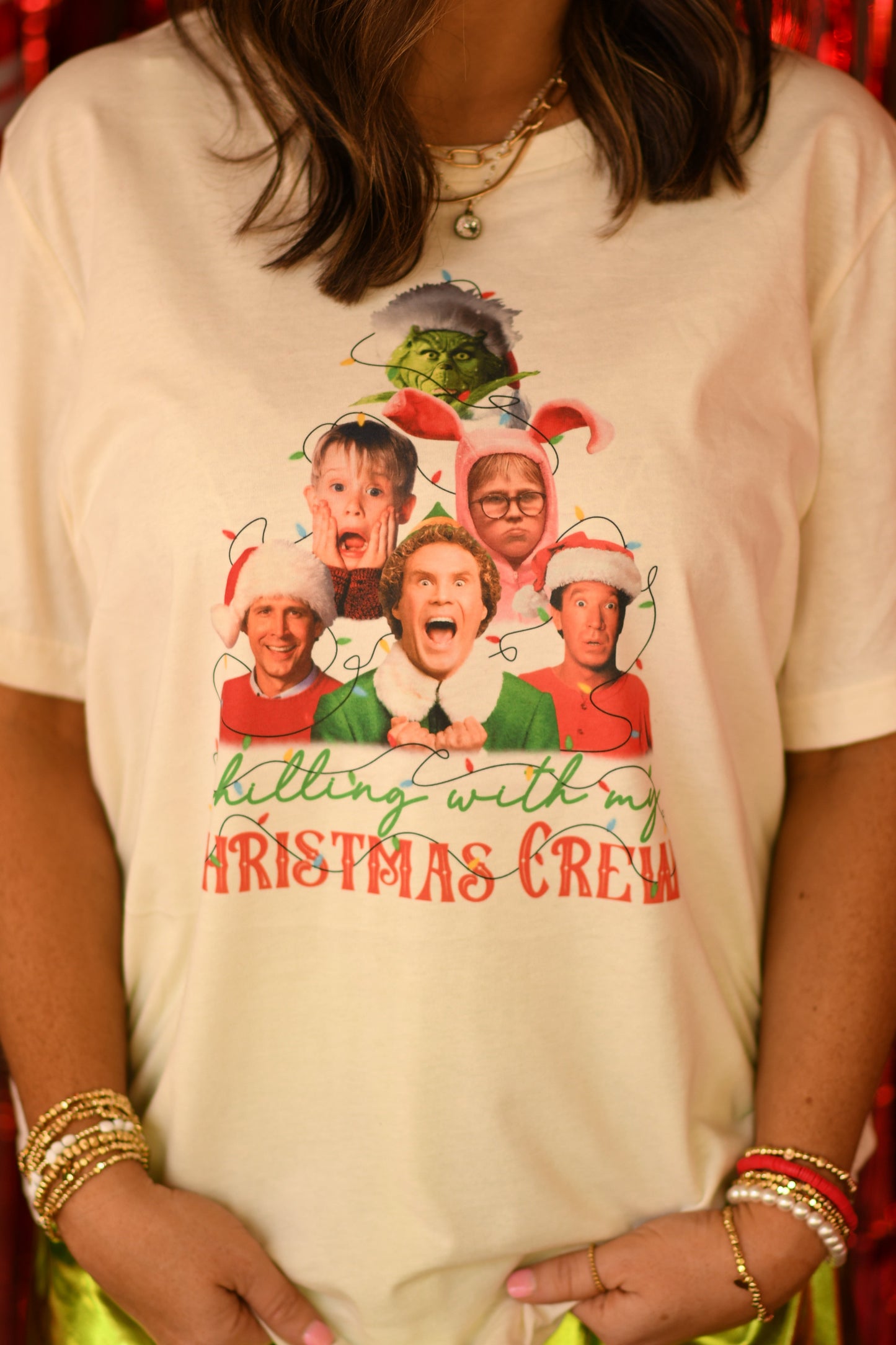 Chilling With My Christmas Crew Tee