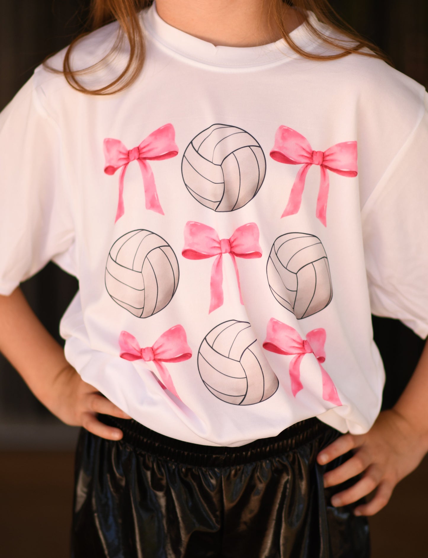 Volleyball And Bows Tee