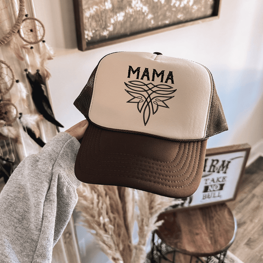 Boot Stitch Mama- trucker hat