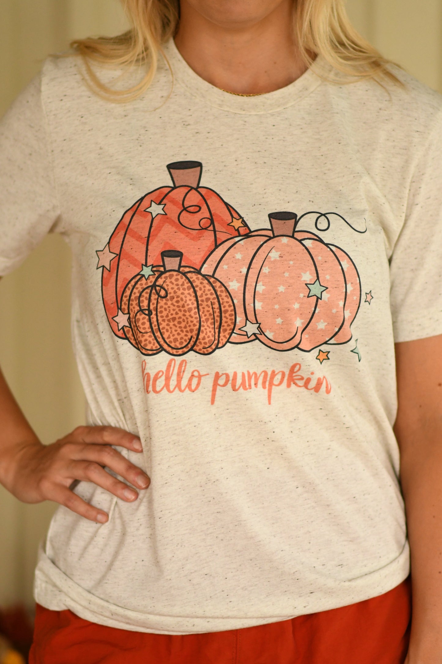 Hello Pumpkin Retro Tee