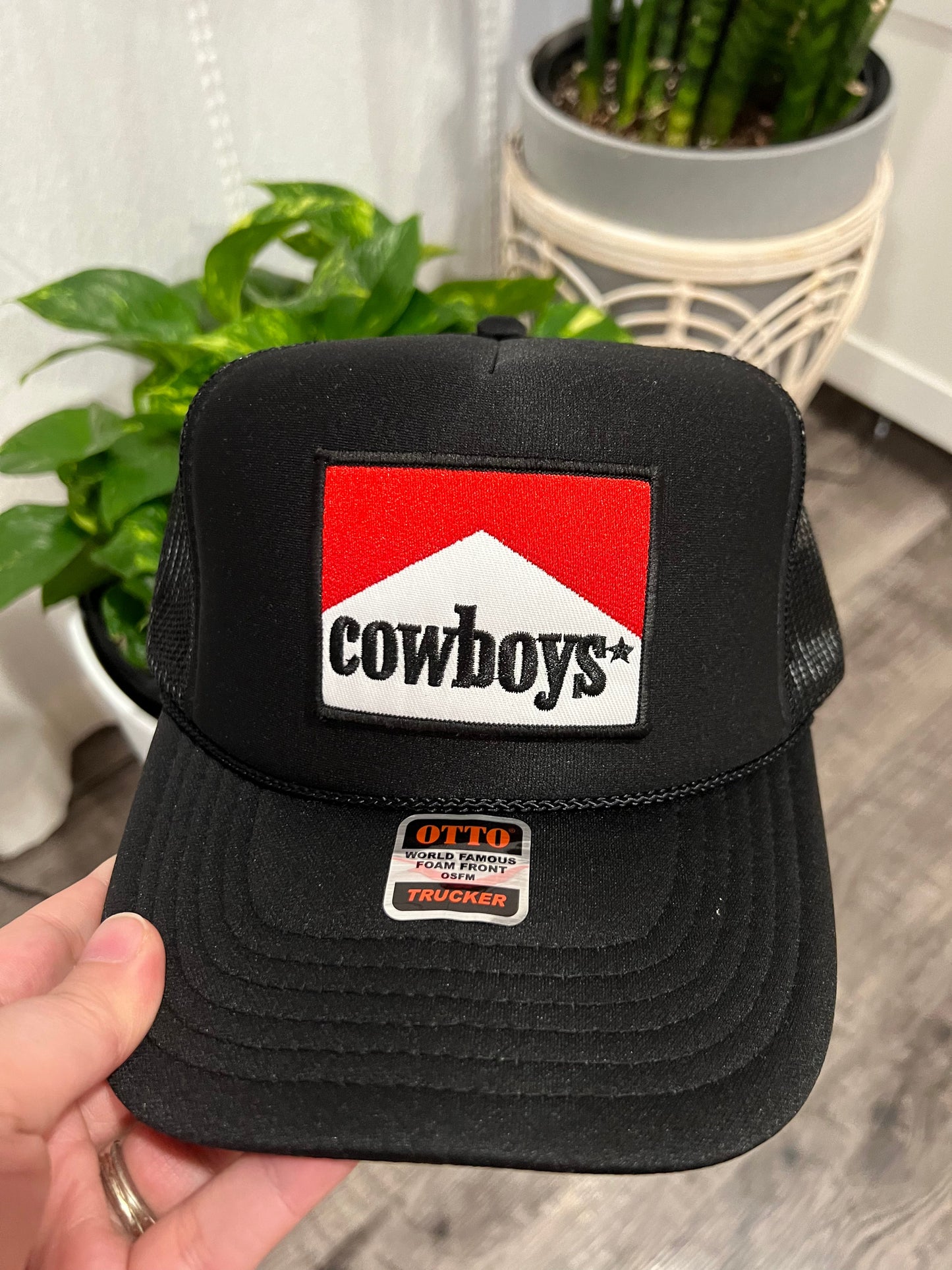 Cowboys Trucker Patch Hat