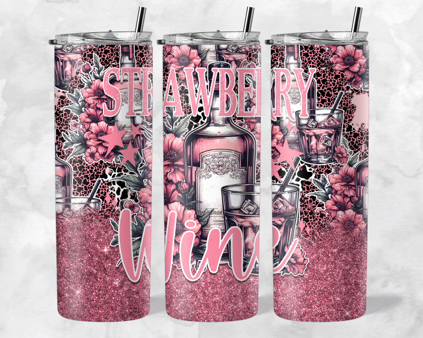 Strawberry Wine Tumbler