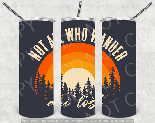 Not all who wander Tumbler