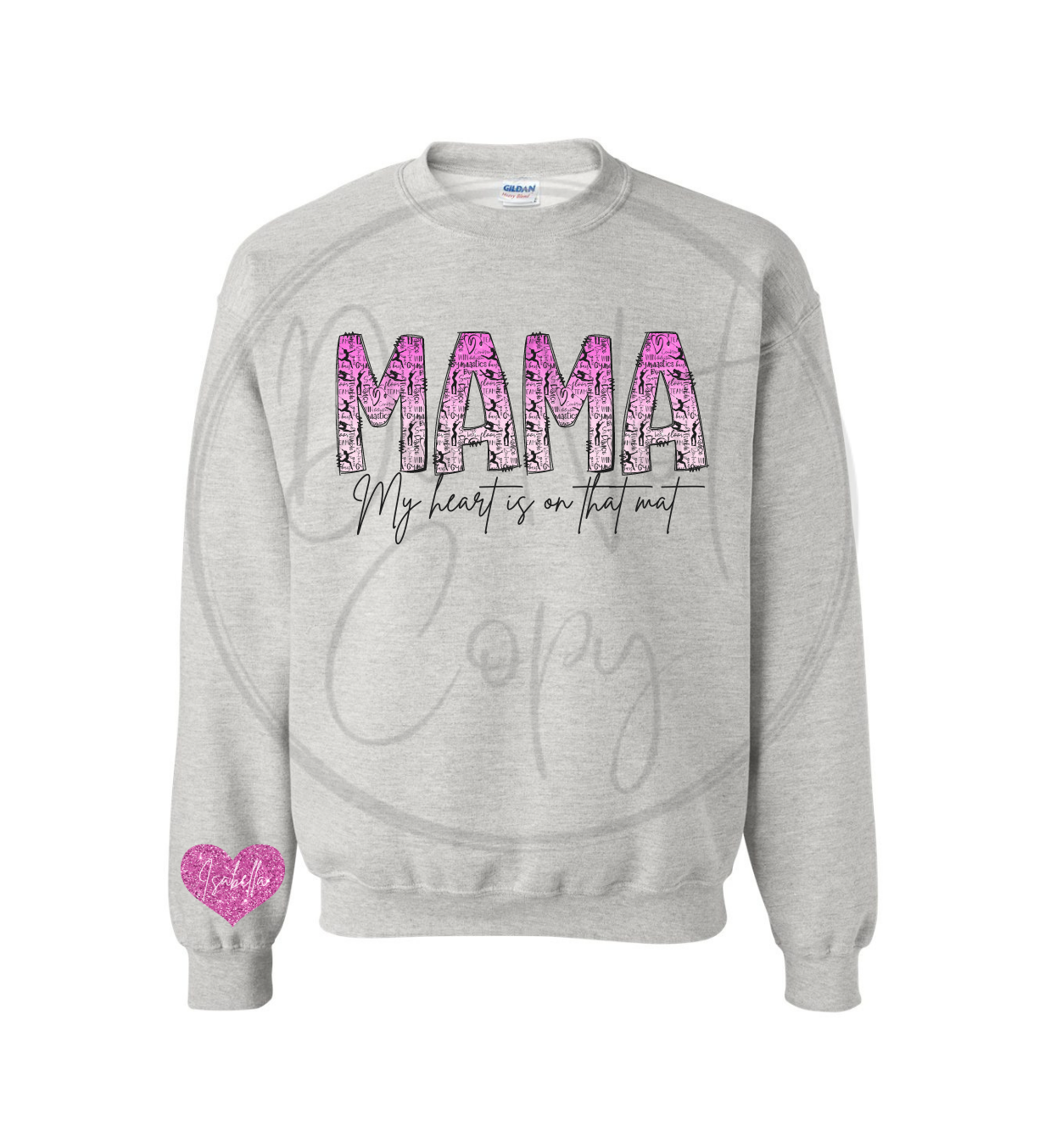 Gymnastics Mama Personalized UPTO 6 NAMES Sweatshirt